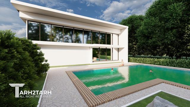 طراحی ویلا ترنج