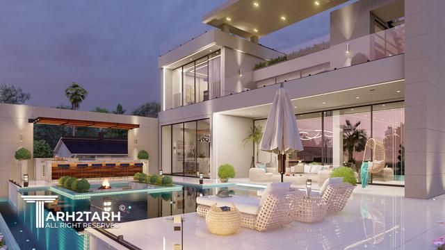 طراحی ویلا ترنج