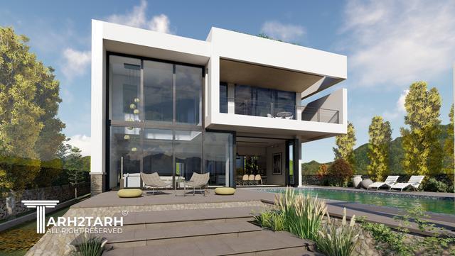 طراحی ویلا ترنج