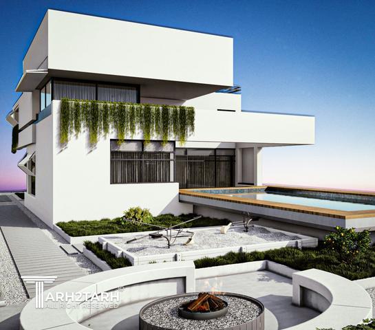 طراحی ویلا ترنج