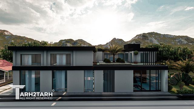 طراحی ویلا ترنج