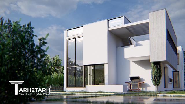 طراحی ویلا ترنج