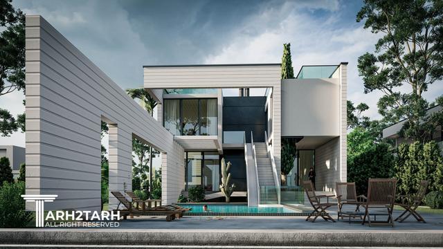 طراحی ویلا ترنج