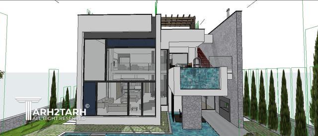 طراحی ویلا ترنج