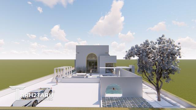 طراحی ویلا ترنج