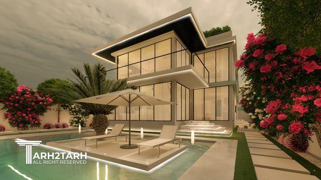 طراحی ویلا ترنج