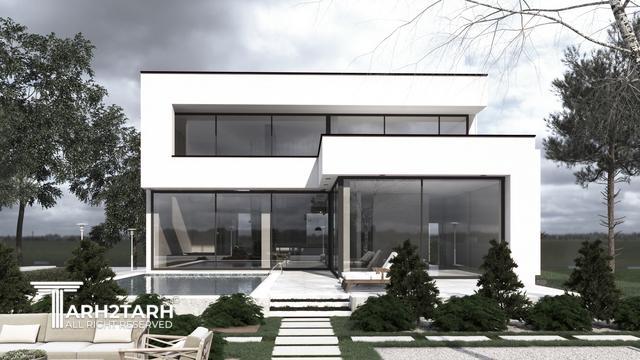 طراحی ویلا ترنج