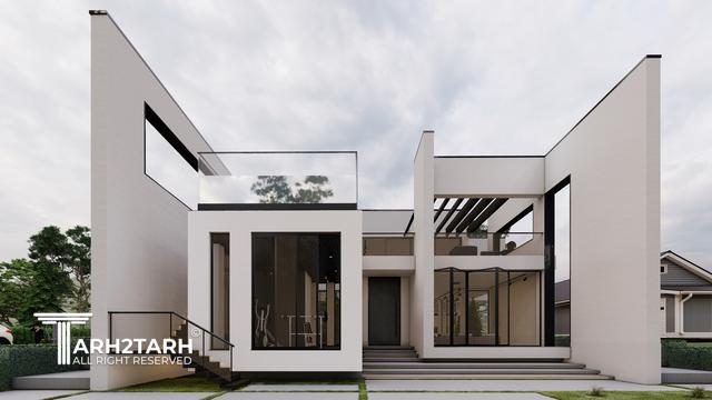 طراحی ویلا ترنج