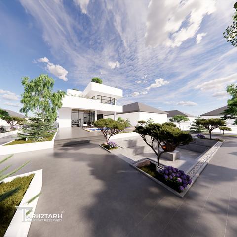 طراحی ویلا ترنج