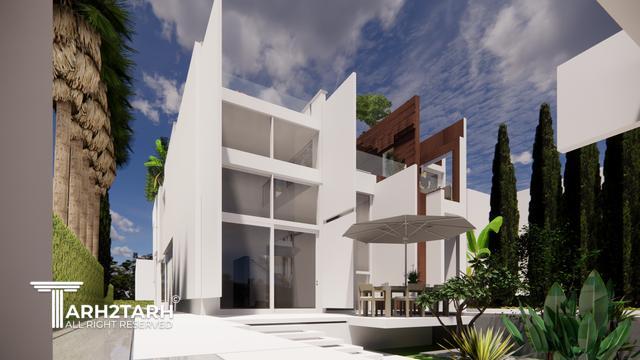 طراحی ویلا ترنج