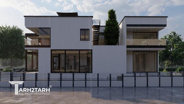 طراحی ویلا ترنج