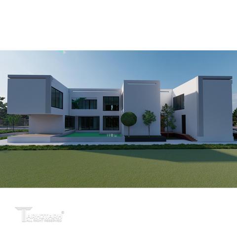 طراحی ویلا ترنج