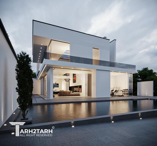 طراحی ویلا ترنج