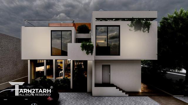 طراحی ویلا ترنج