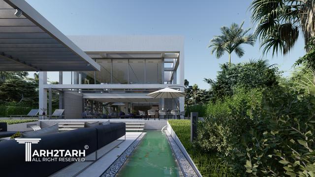 طراحی ویلا ترنج