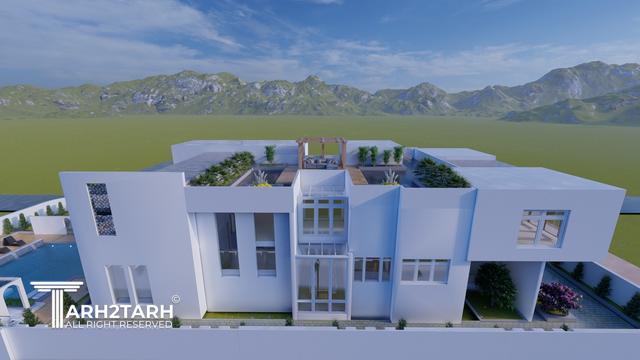 طراحی ویلا ترنج