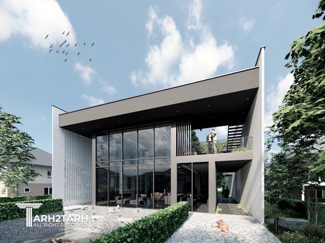 طراحی ویلا ترنج