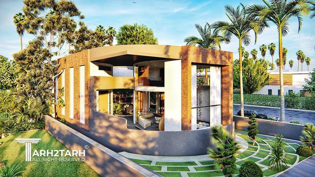 طراحی ویلا ترنج