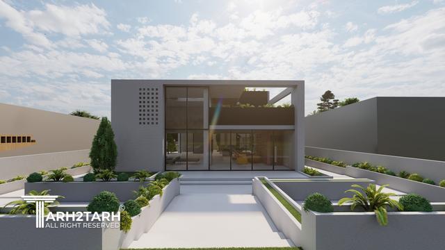 طراحی ویلا ترنج