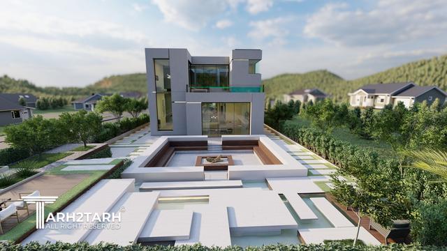 طراحی ویلا ترنج