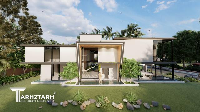 طراحی ویلا ترنج