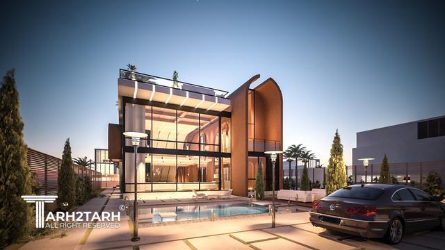 طراحی ویلا ترنج