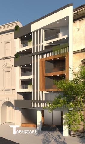 طراحی پلان، نما و لابی نیکا فرمانیه 2(بر خیابان فرمانیه)