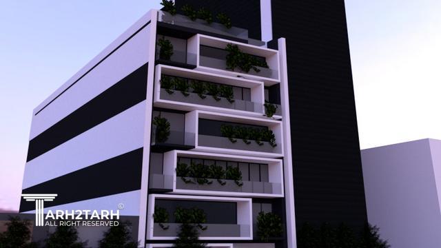 طراحی پلان، نما و لابی نیکا فرمانیه 2(بر خیابان فرمانیه)