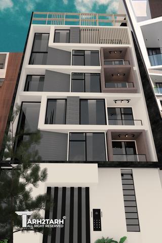 طراحی پلان، نما و لابی نیکا فرمانیه 2(بر خیابان فرمانیه)