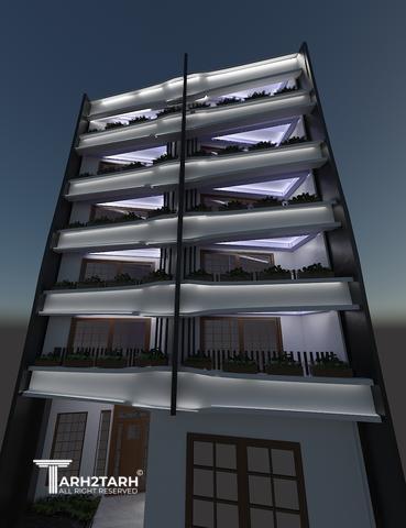 طراحی پلان، نما و لابی نیکا فرمانیه 2(بر خیابان فرمانیه)