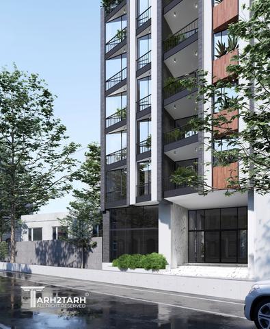 طراحی پلان، نما و لابی نیکا فرمانیه 2(بر خیابان فرمانیه)