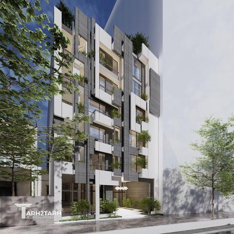 طراحی پلان، نما و لابی نیکا فرمانیه 2(بر خیابان فرمانیه)