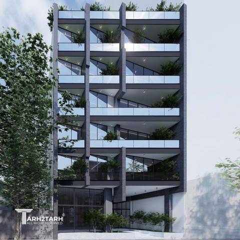 طراحی پلان، نما و لابی نیکا فرمانیه 2(بر خیابان فرمانیه)