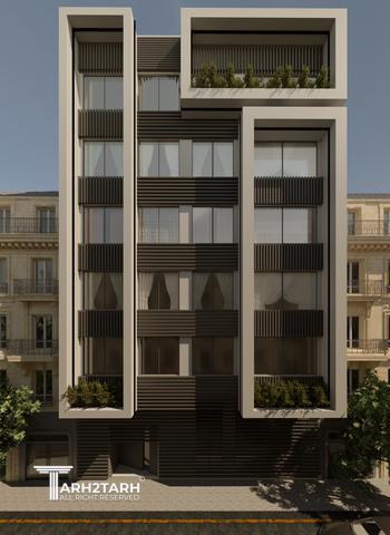 طراحی پلان، نما و لابی نیکا فرمانیه 2(بر خیابان فرمانیه)