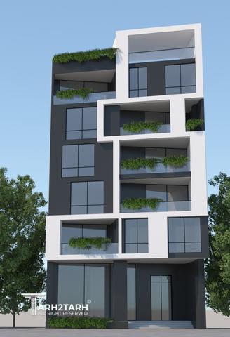 طراحی پلان، نما و لابی نیکا فرمانیه 2(بر خیابان فرمانیه)