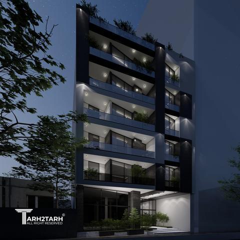 طراحی پلان، نما و لابی نیکا فرمانیه 2(بر خیابان فرمانیه)