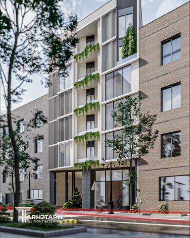 طراحی پلان، نما و لابی نیکا فرمانیه 2(بر خیابان فرمانیه)