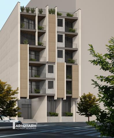 طراحی پلان، نما و لابی نیکا فرمانیه 2(بر خیابان فرمانیه)