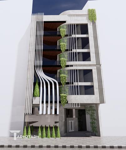 طراحی پلان، نما و لابی نیکا فرمانیه 2(بر خیابان فرمانیه)