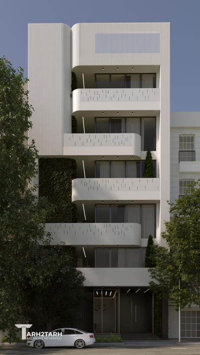 نفر سوم مسابقه طراحی ساختمان مسکونی MG
