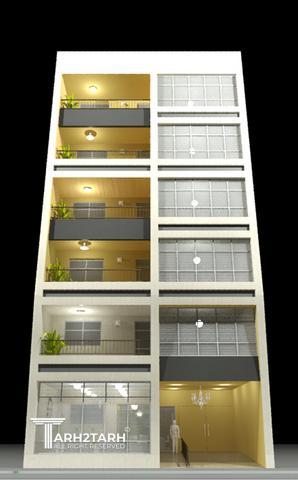 طراحی ساختمان مسکونی MG