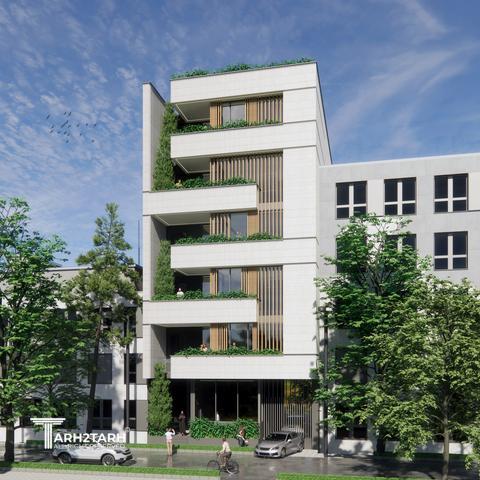 طراحی ساختمان مسکونی MG