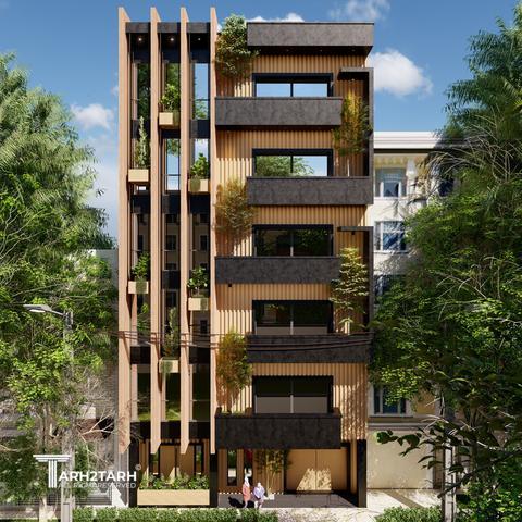 طراحی ساختمان مسکونی MG