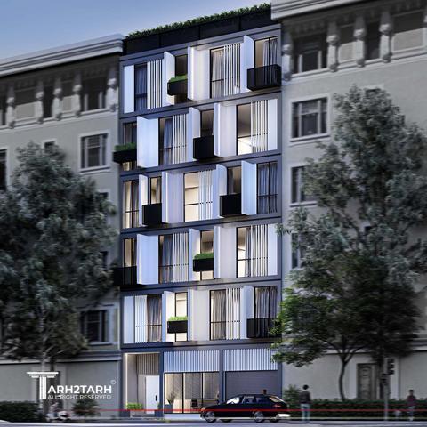 طراحی ساختمان مسکونی MG