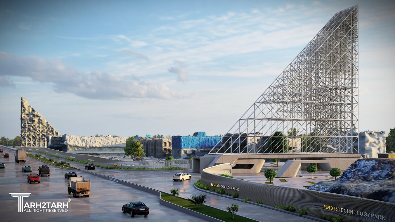 نفر اول مسابقه طراحی دیوار شمالی پارک فناوری پردیس