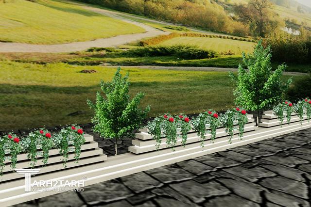 طراحی دیوار شمالی پارک فناوری پردیس