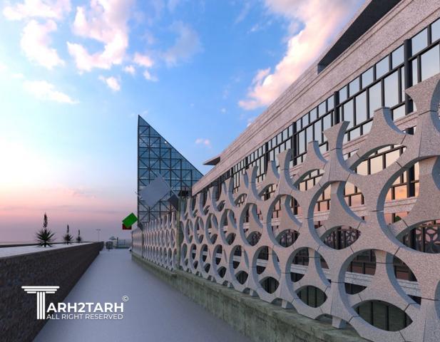 طراحی دیوار شمالی پارک فناوری پردیس