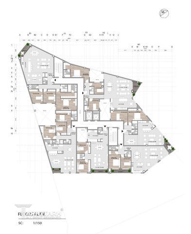 طراحی پلان قیطریه رزیدنس2