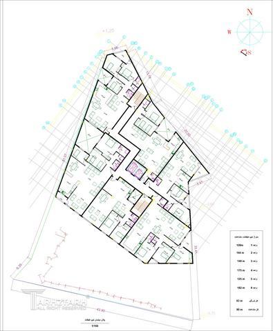 طراحی پلان قیطریه رزیدنس2
