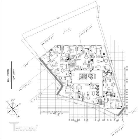طراحی پلان قیطریه رزیدنس2